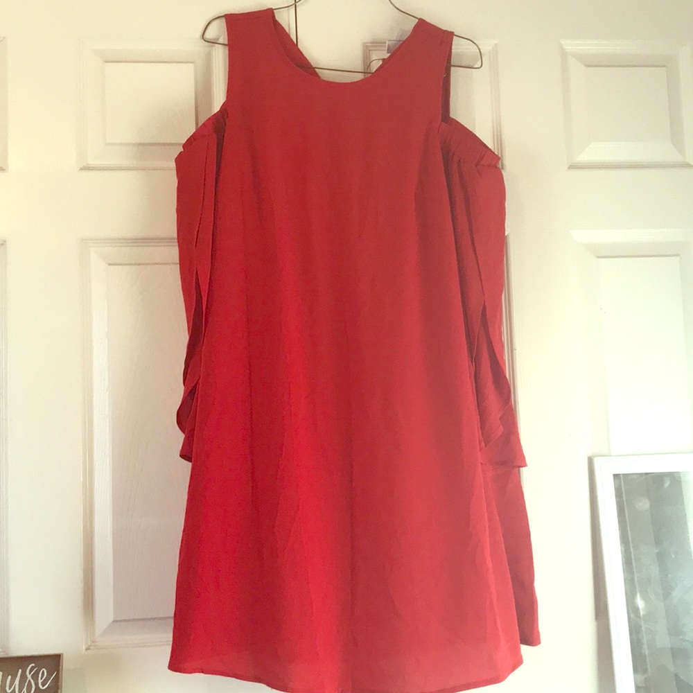 Ava&Viv plus red dress